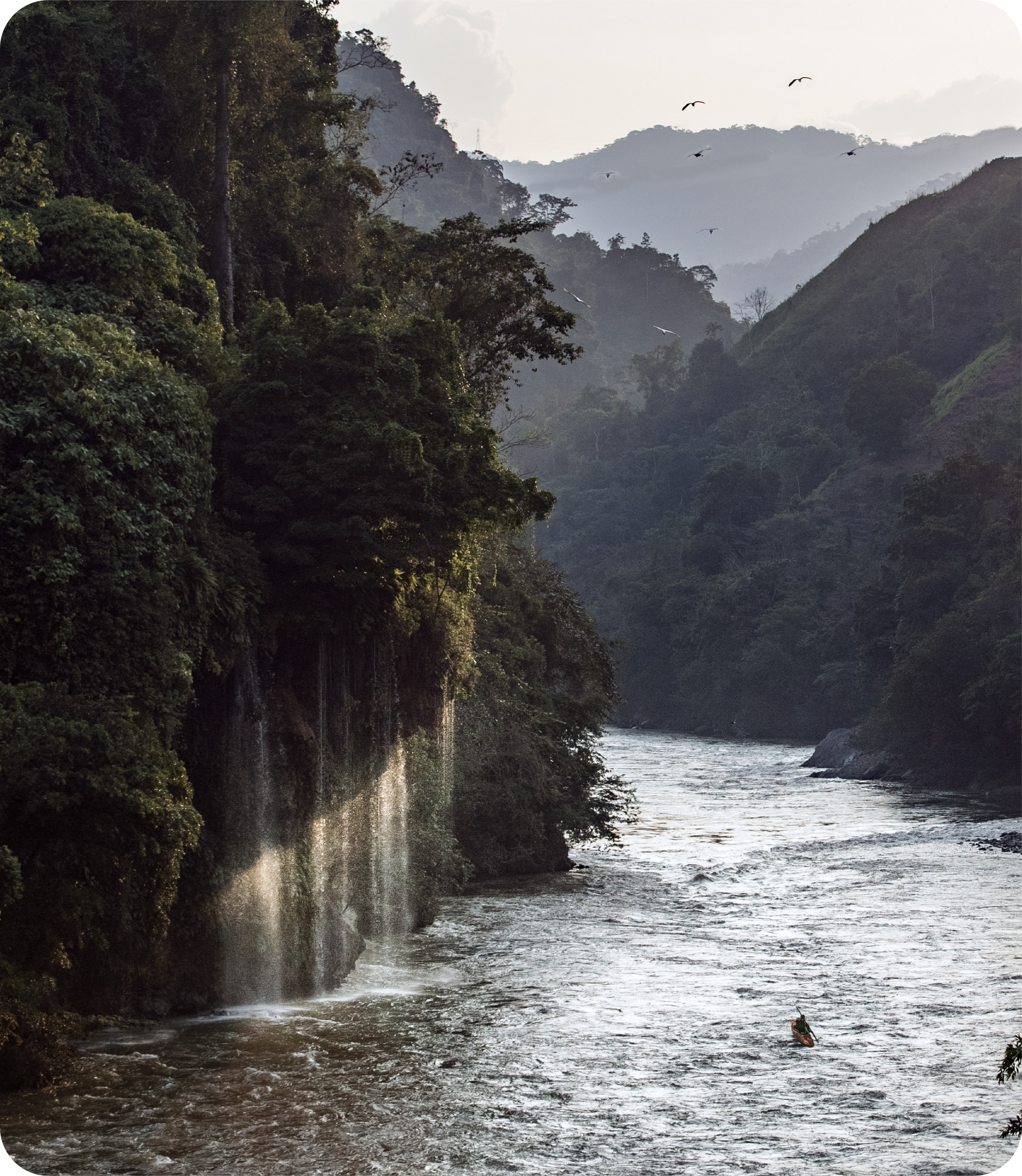 Colombia river adventure